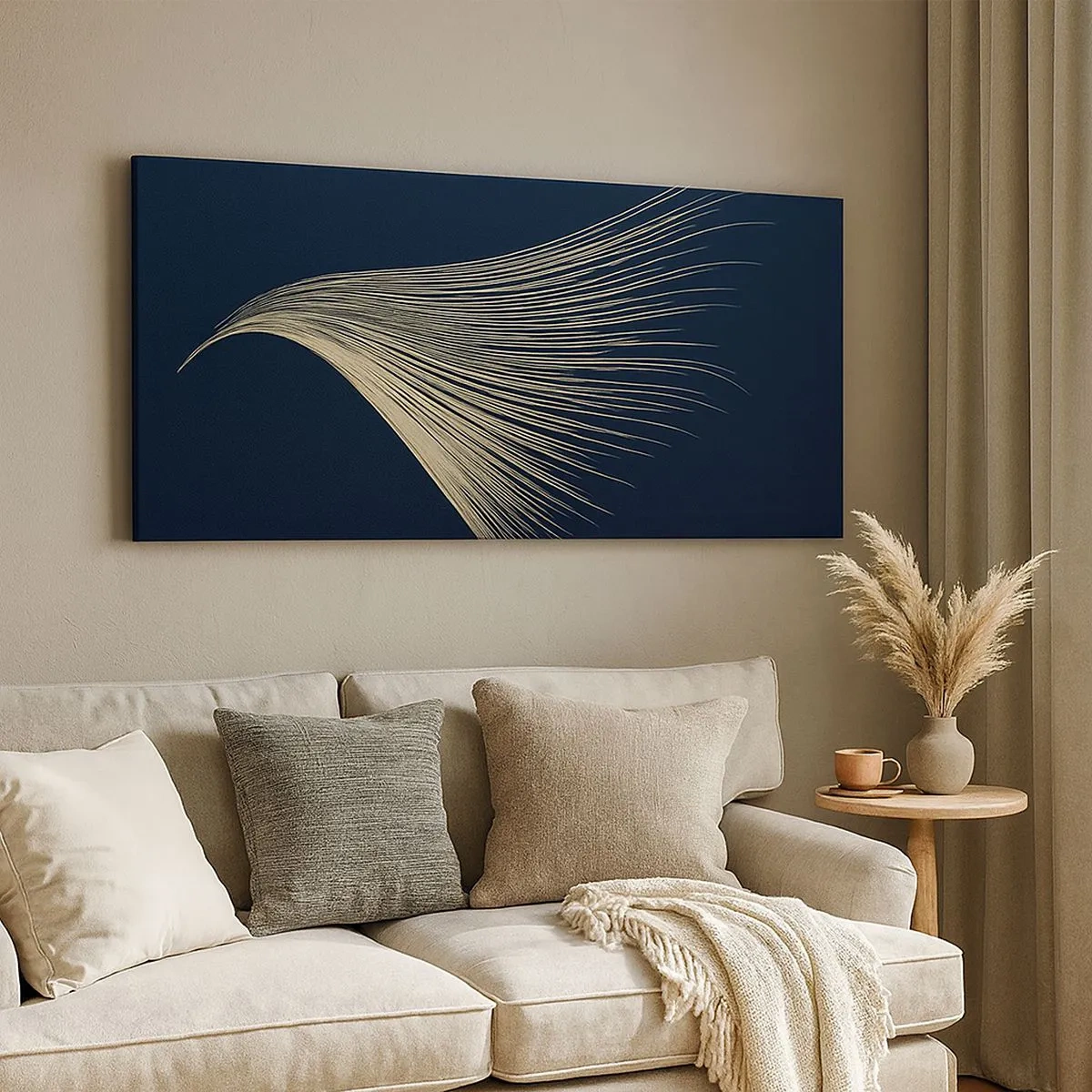 Canvas picture - Like Angel's Hair - 100x40 cm