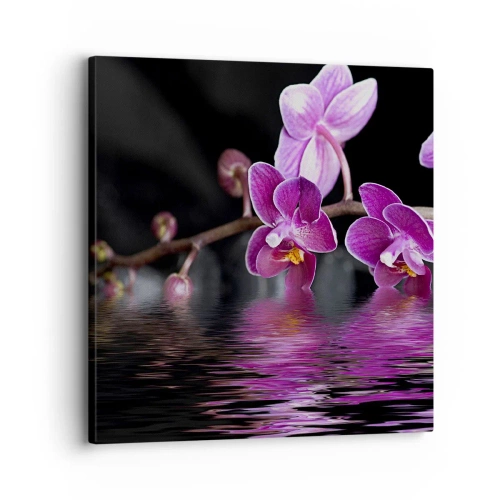 Canvas picture - Lilac Reflection of Beauty - 30x30 cm