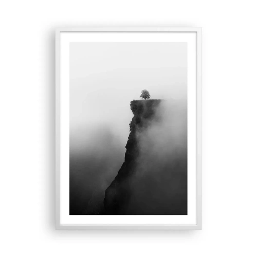 Poster in white frmae - On the Edge of the World - 50x70 cm