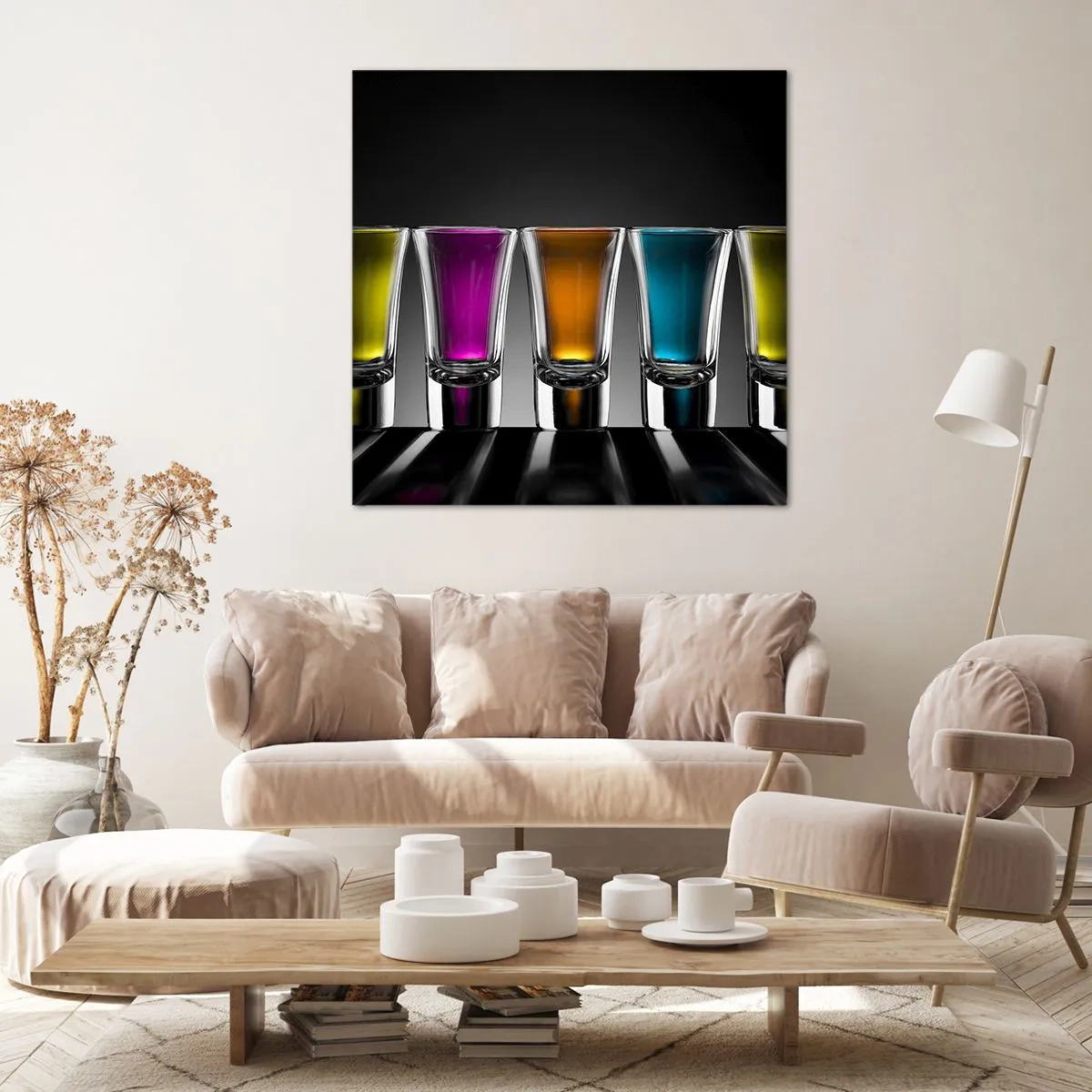 Canvas picture - Colours of Joy - 50x50 cm