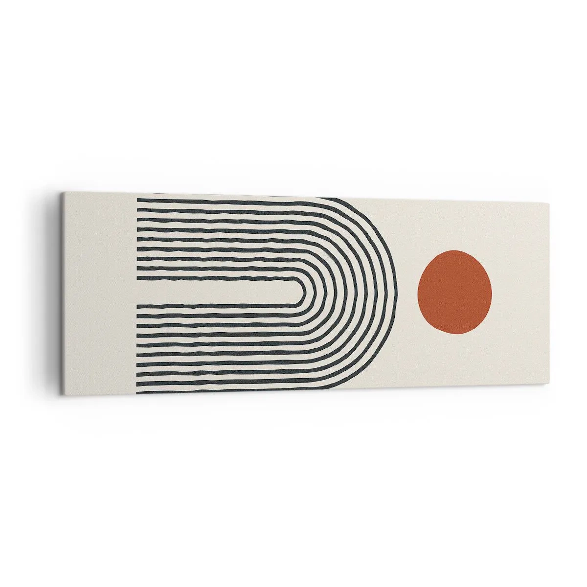 Canvas picture - Magnetism of Shapes and Colours - 140x50 cm