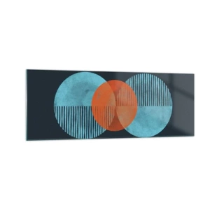 Glass picture - Symmetrical Composition - 140x50 cm