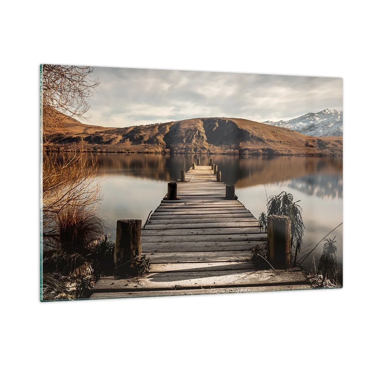 Glass picture - Landscape in Silence - 120x80 cm