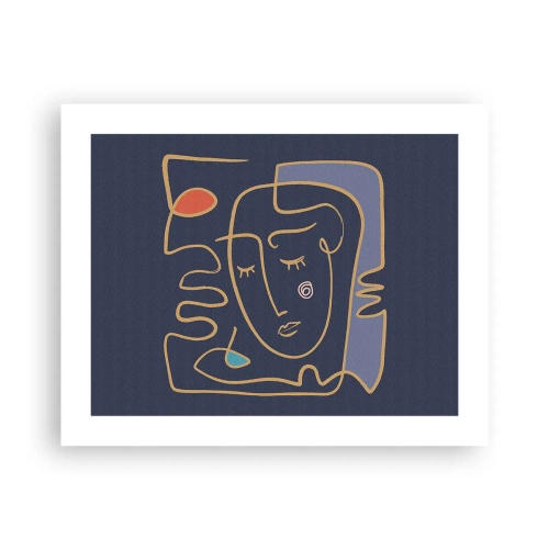 Poster - Deeply In Thoughts - 50x40 cm