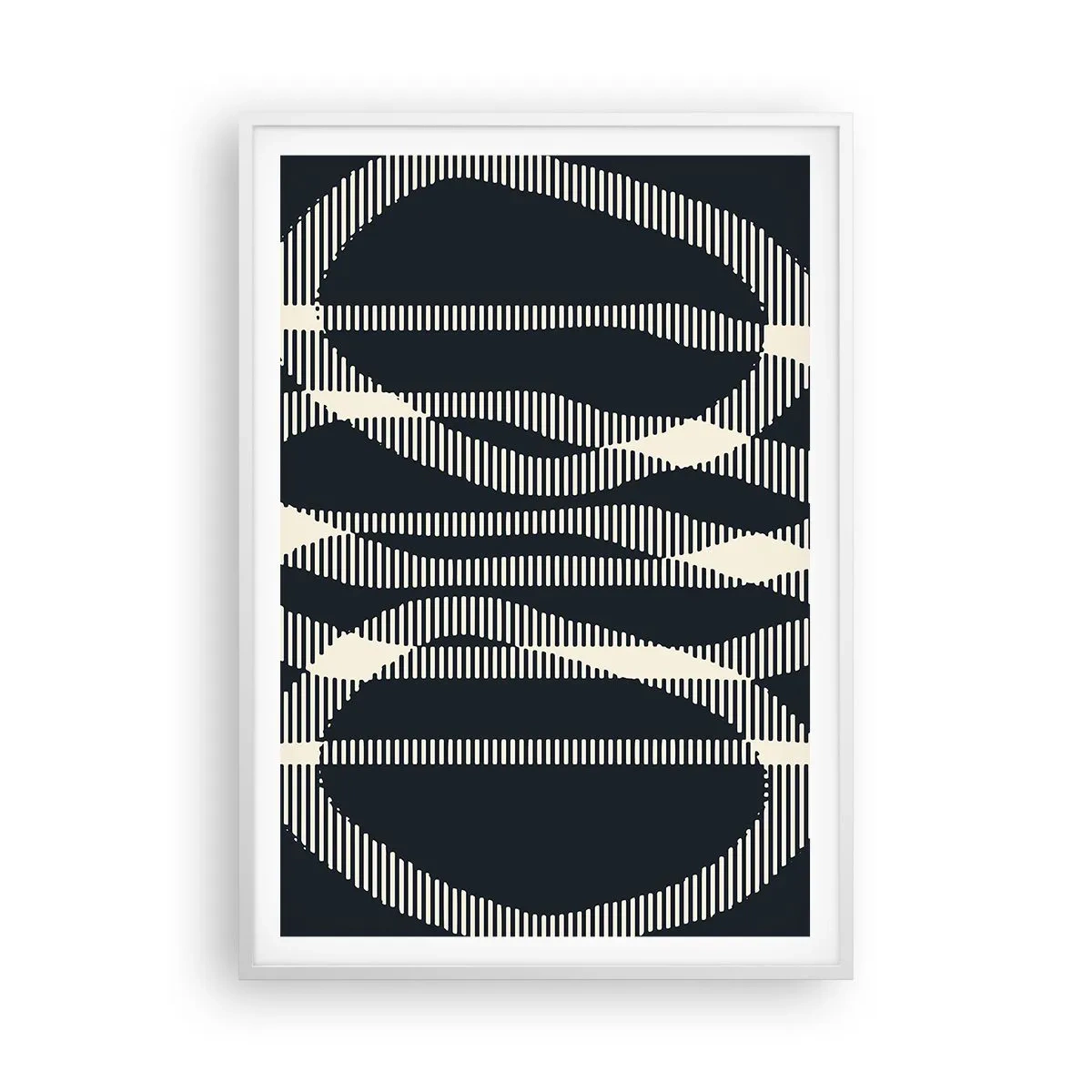 Poster in white frmae - Attempt at Breaking Darkness - 70x100 cm