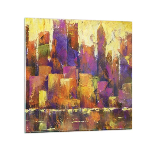 Glass picture - Metropolitan Composition - 50x50 cm
