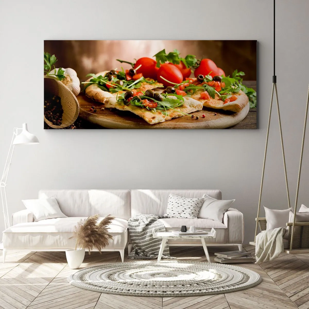 Canvas picture - Straight from the Oven and Garden - 160x50 cm