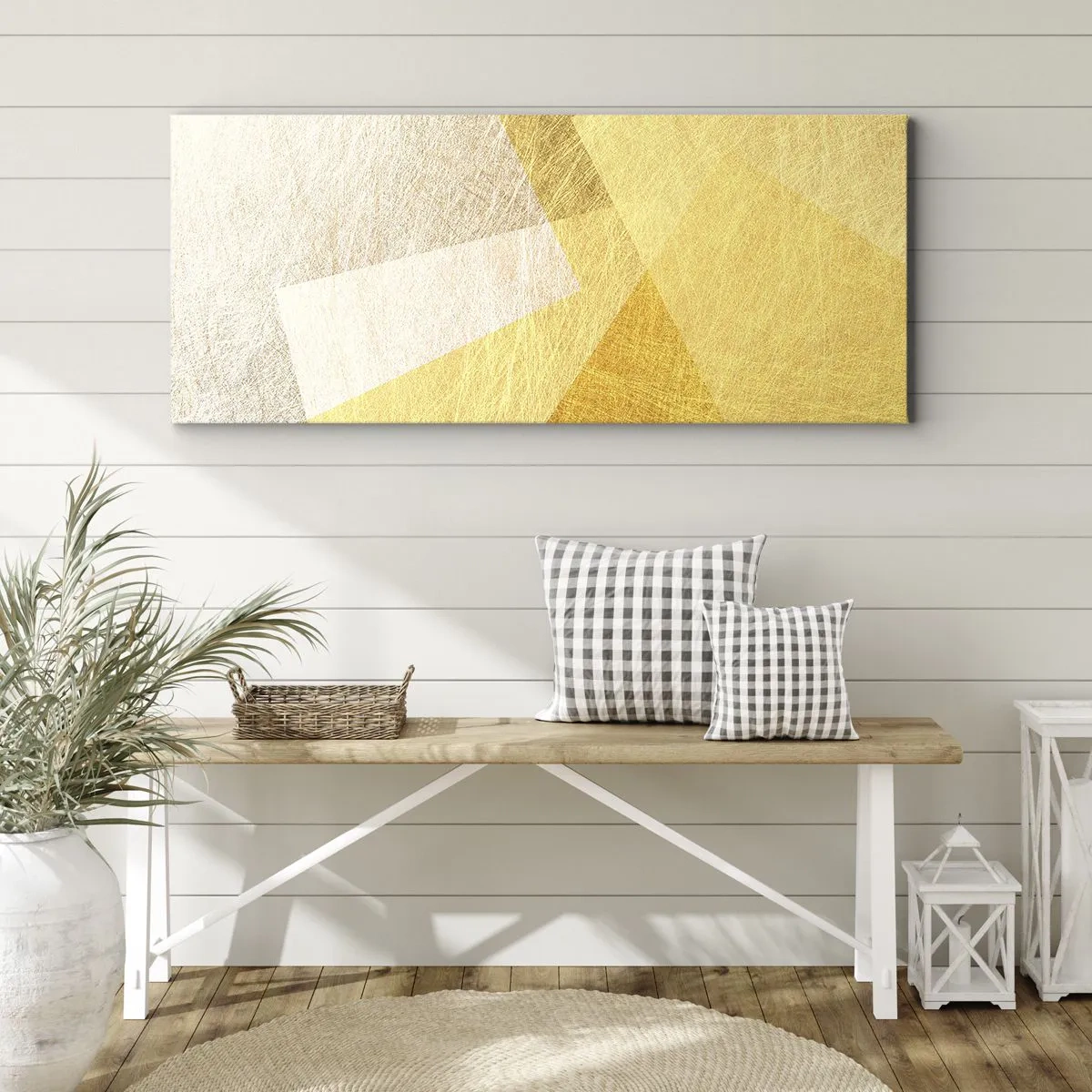 Canvas picture - Weather of Geometry - 100x40 cm