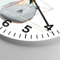 Clock face with numbers