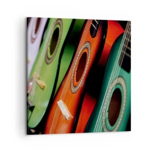 Canvas picture - Guitar Has Many Shades - 60x60 cm
