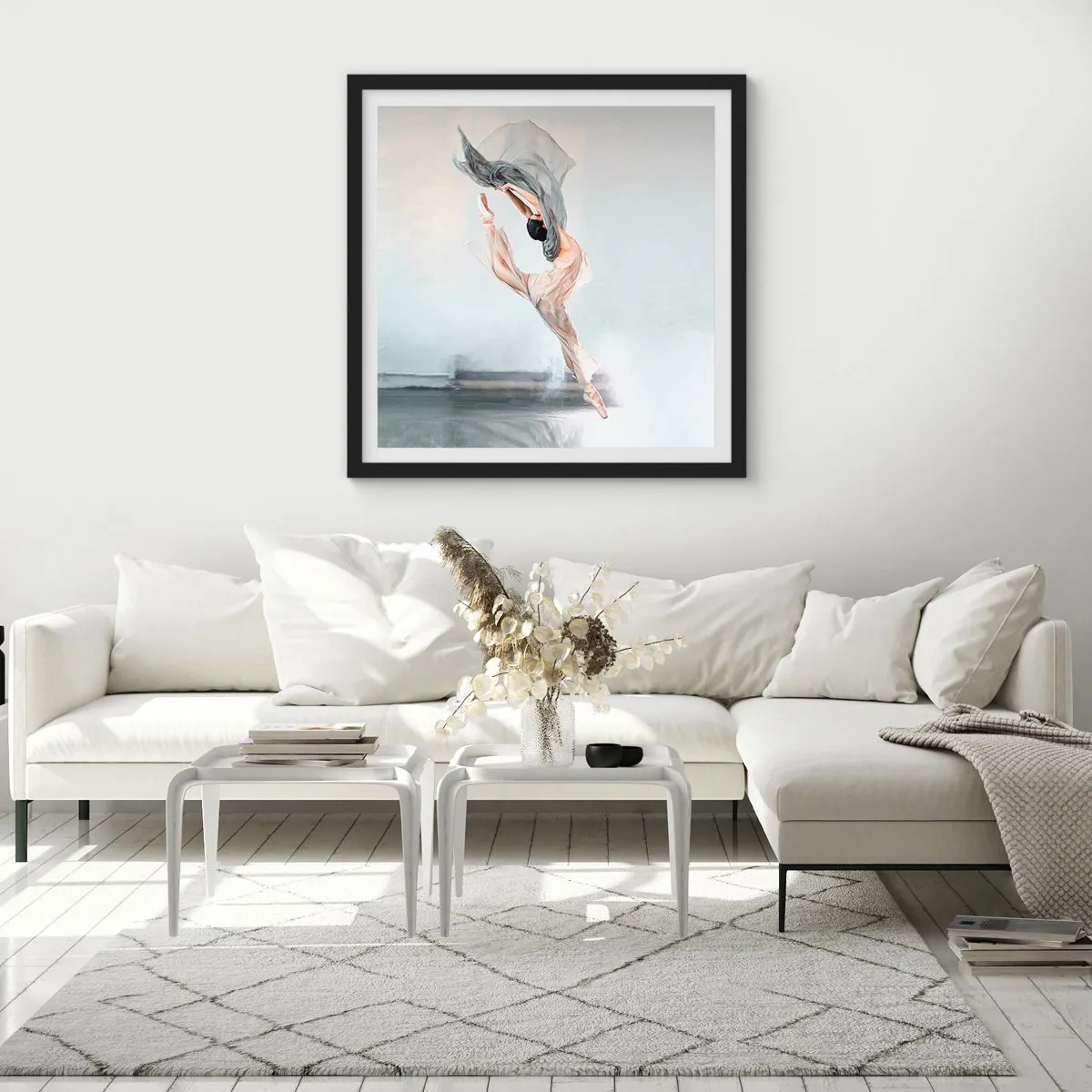 Poster in black frame - In Dancing Exaltation - 50x50 cm