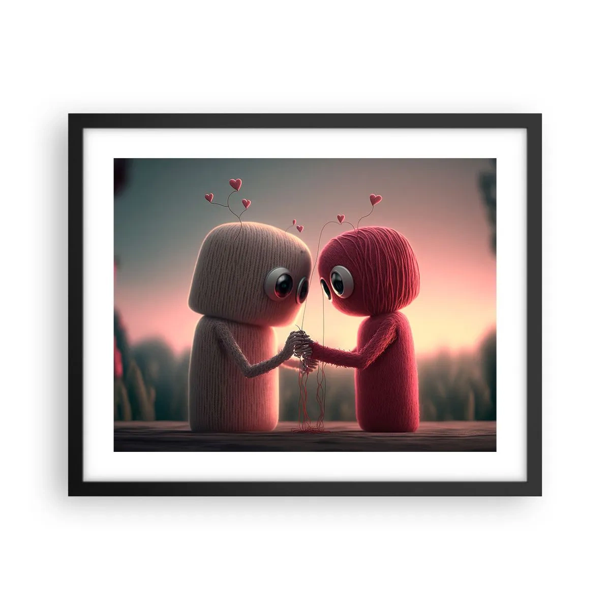 Poster in black frame - Everyone Is Allowed to Love - 50x40 cm