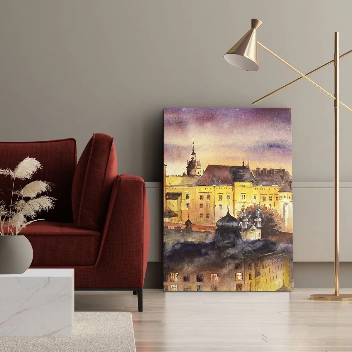 Canvas picture - History and Fairytale - 55x100 cm