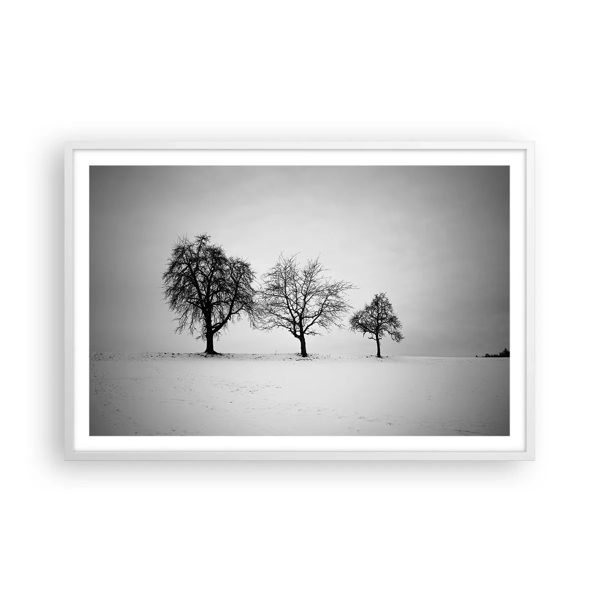 Poster in white frmae - What Are They Dreaming About? - 91x61 cm