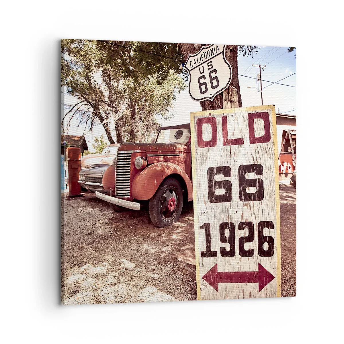 Canvas picture - Legend of an American Province - 60x60 cm