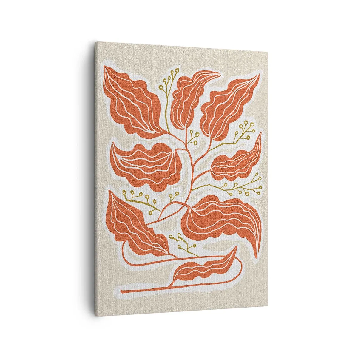 Canvas picture - Folk and Coral - 50x70 cm
