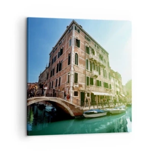 Canvas picture - Venice - Amore Mio - 60x60 cm