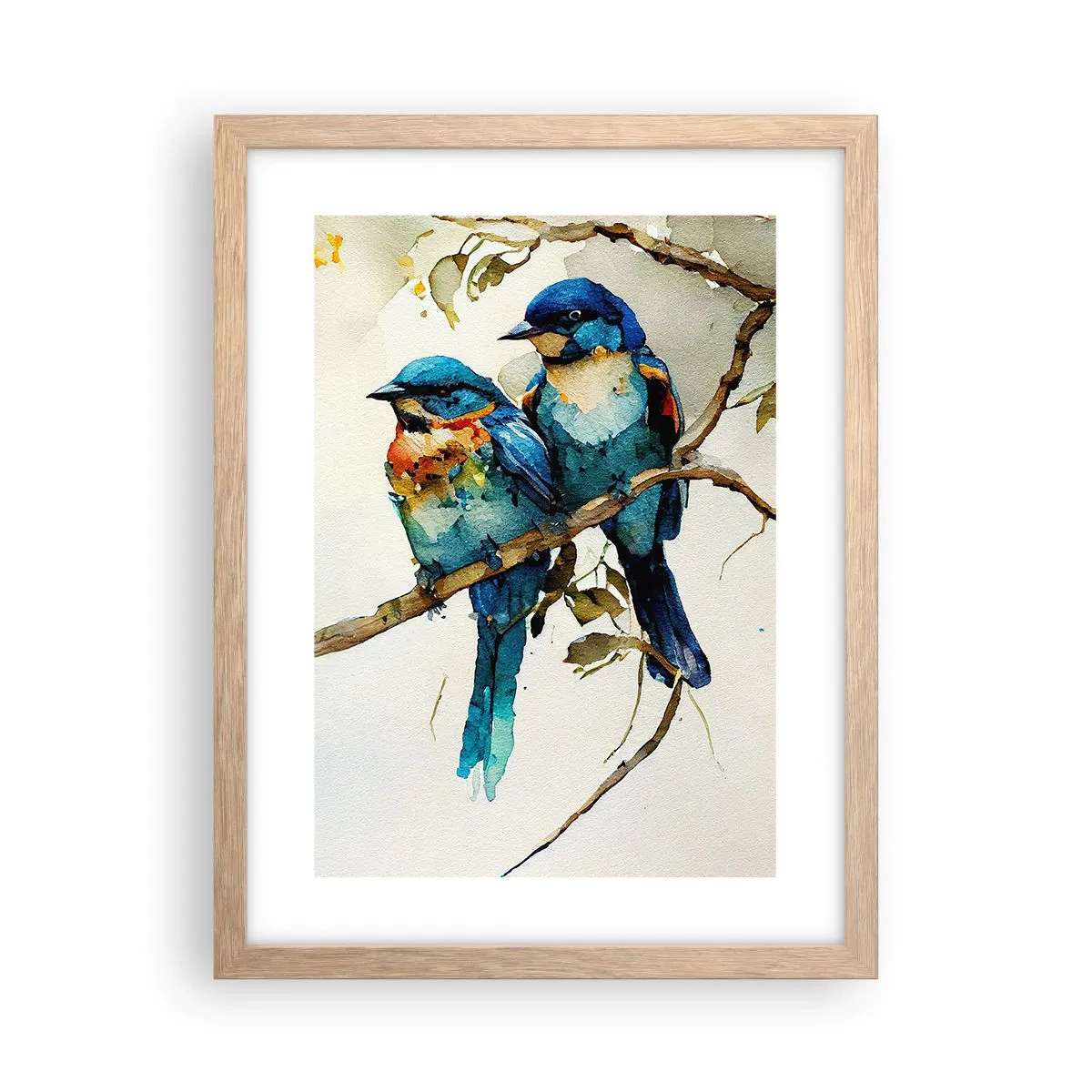 Poster in light oak frame - Is It Offended? - 30x40 cm