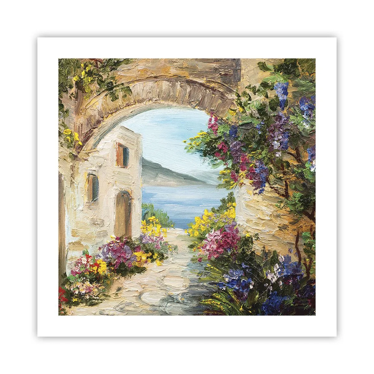 Poster - Charm of a Sea Province - 50x50 cm