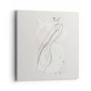 Canvas picture - One Look Will Not Be Enough - 40x40 cm