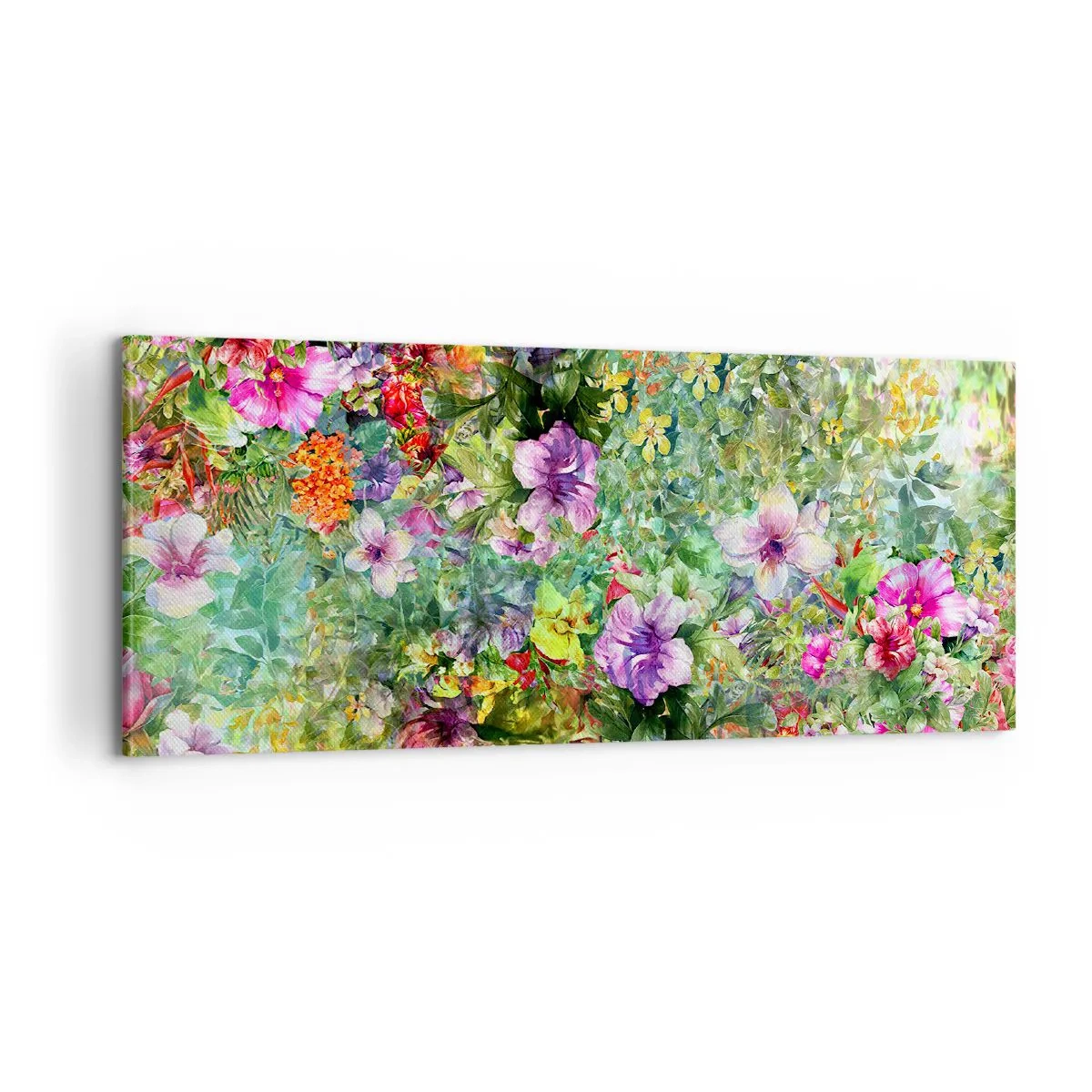 Canvas picture - Lost in the Flowers - 100x40 cm