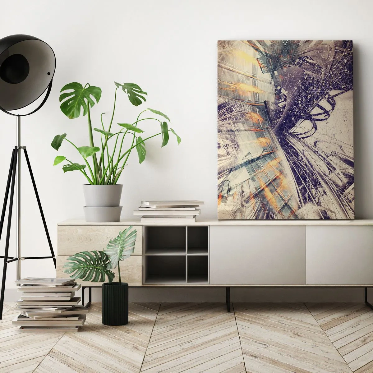 Canvas picture - At High Speed - 45x80 cm