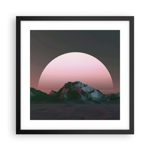 Poster in black frame - In a Neighbouring Galaxy - 40x40 cm