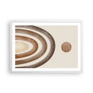 Poster in white frmae - In a Distant Galaxy - 70x50 cm