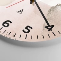 Clock face with numbers