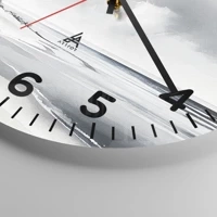 Clock face with numbers