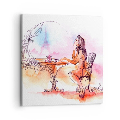 Canvas picture - Parisian Chic - 70x70 cm