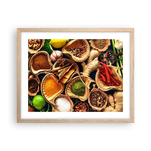 Poster in light oak frame - Take What You Want - 50x40 cm