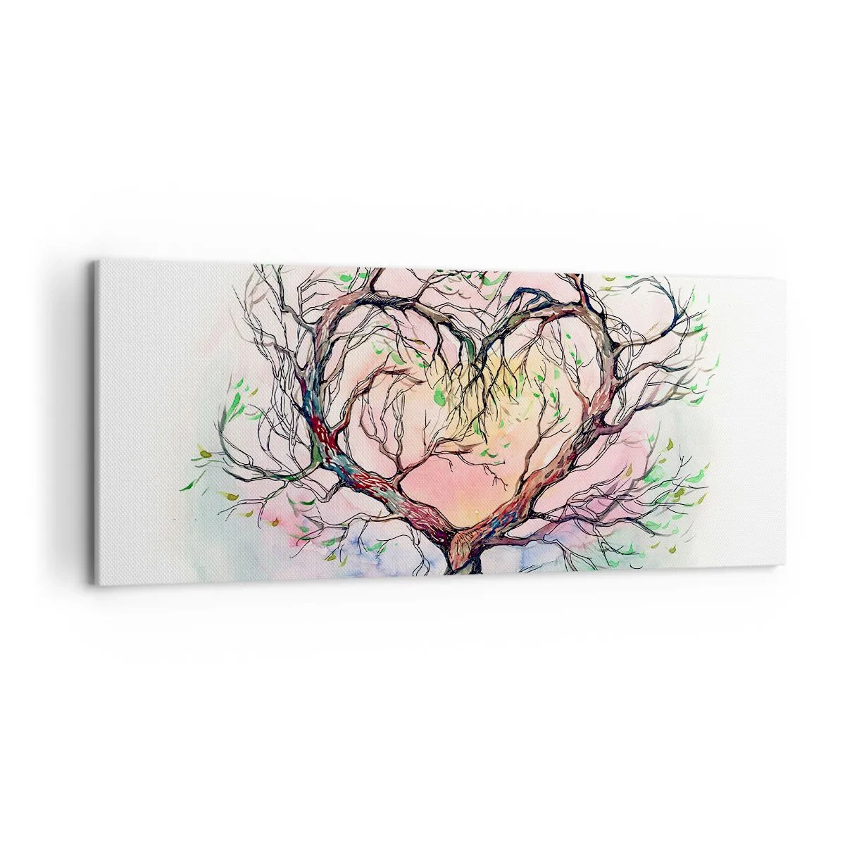 Canvas picture - Together Against the Wind - 120x50 cm