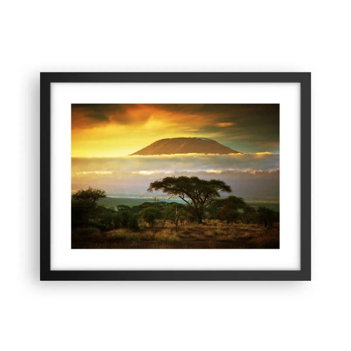 Poster in black frame - Traveller's Dream - 40x30 cm