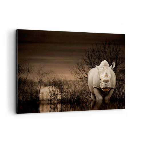 Canvas picture - White against Nature - 100x70 cm