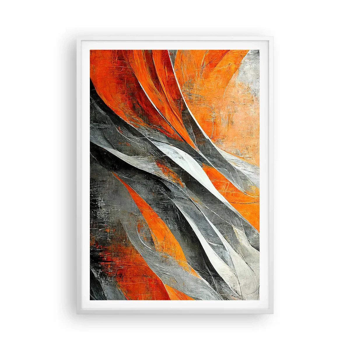 Poster in white frmae - Heat and Coolness - 70x100 cm