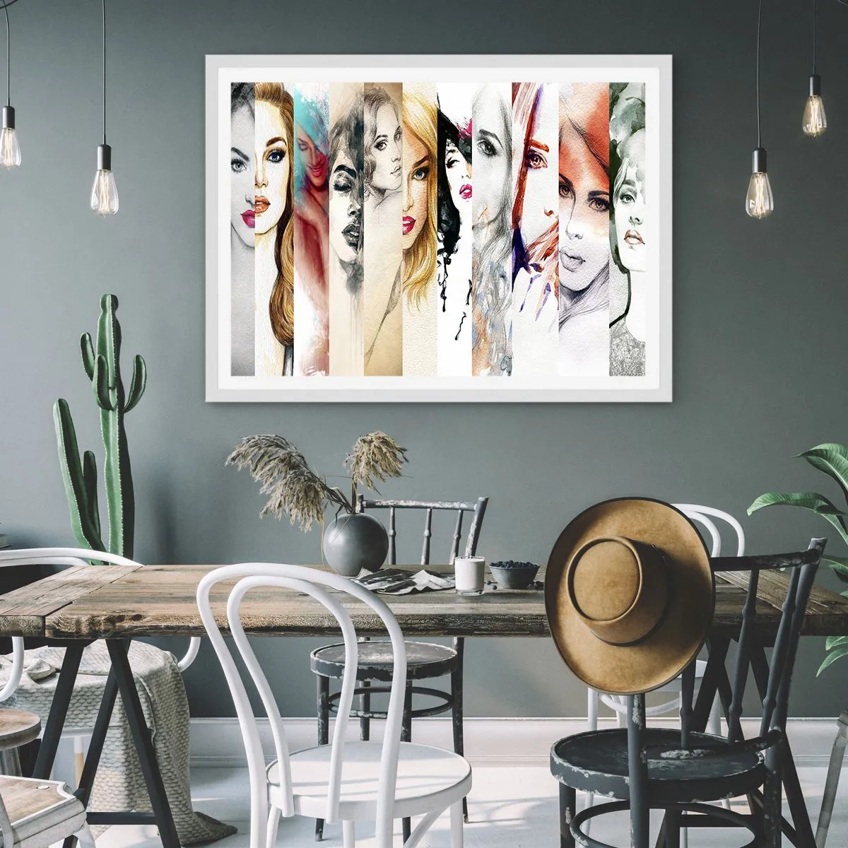 Poster in white frmae - And It Is Always You - 40x30 cm