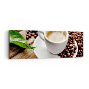 Canvas picture - Coffee Is Served - 90x30 cm