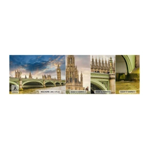 Photo Wallpaper Sample Standard Eco - Time Stood Still in the Imperium - City, London, Architecture - 100x30 cm