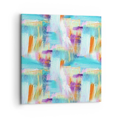 Canvas picture - Cheerfully Interwoven - 70x70 cm