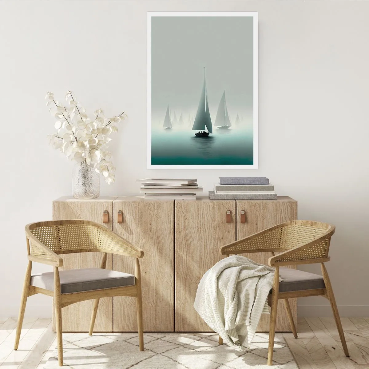 Poster - Built from Fog - 40x50 cm