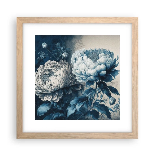 Poster in light oak frame - Matched Couple - 30x30 cm