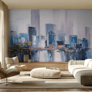 Self-Adhesive Photo Wallpaper Deluxe Sticker - New York Impression - Buildings, Piece, Painting - 200x140 cm