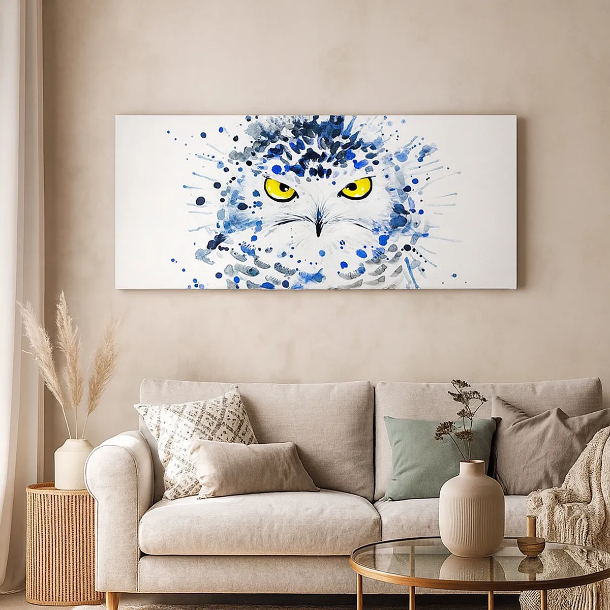 Canvas picture - Straight in the Eyes - 30x30 cm