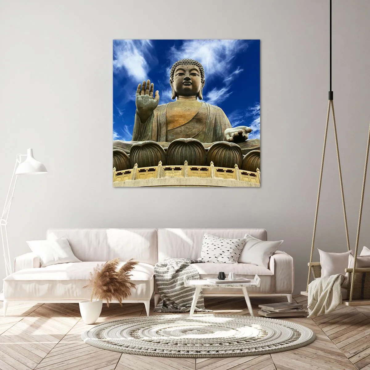 Canvas picture - Live Without Fear - 40x40 cm