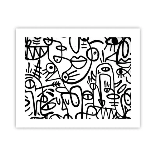 Poster - Faces and Mirages - 50x40 cm