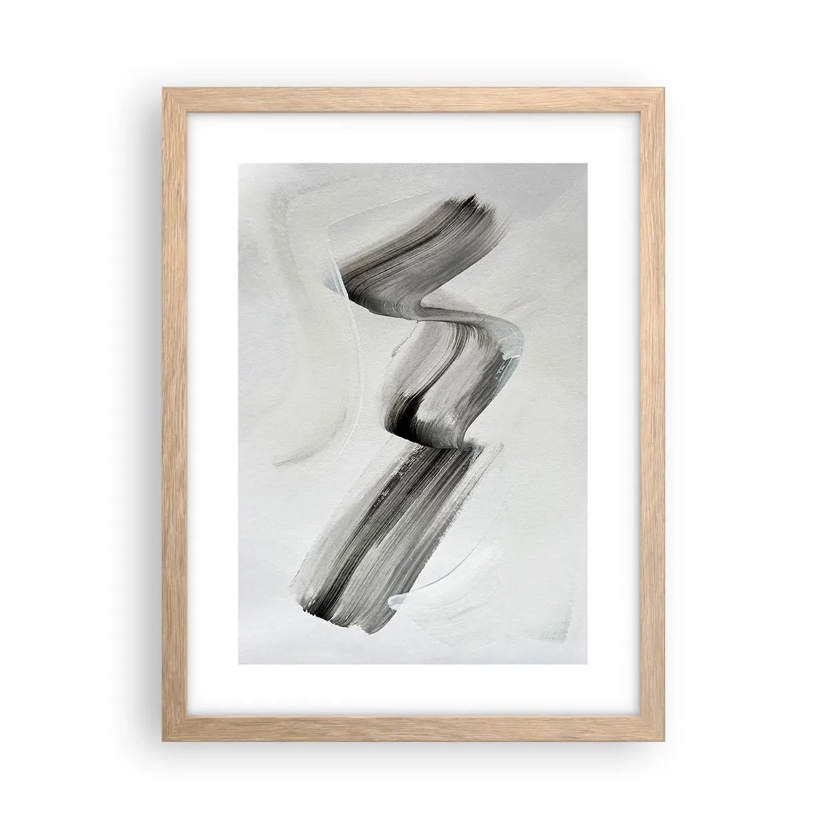 Poster in light oak frame - Casually for Fun - 30x40 cm