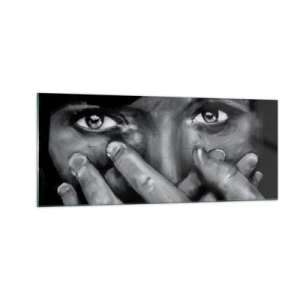 Glass picture - I Won't Tell Who Painted It - 100x40 cm