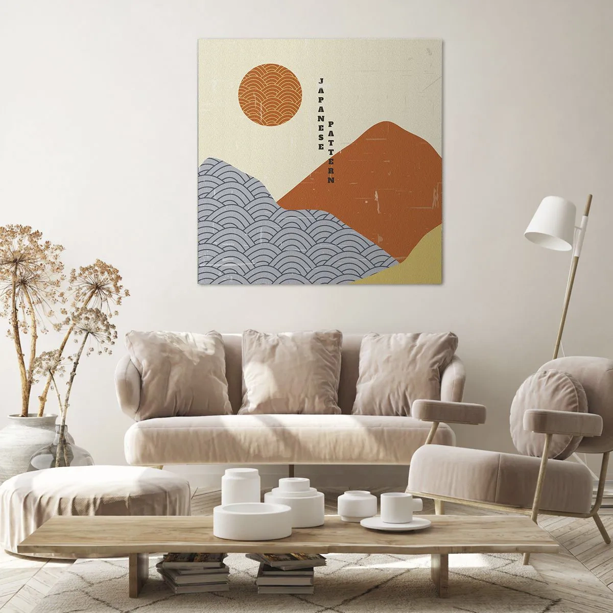 Canvas picture - In the Japanese Spirit - 30x30 cm