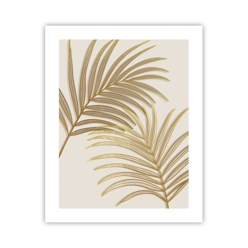 Poster - Golden Palm! - 40x50 cm